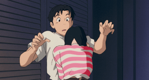 突然たくの胸で泣き始めるりかこ