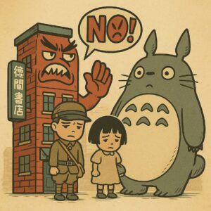 徳間書店とトトロと清太と節子のイメージ画像
